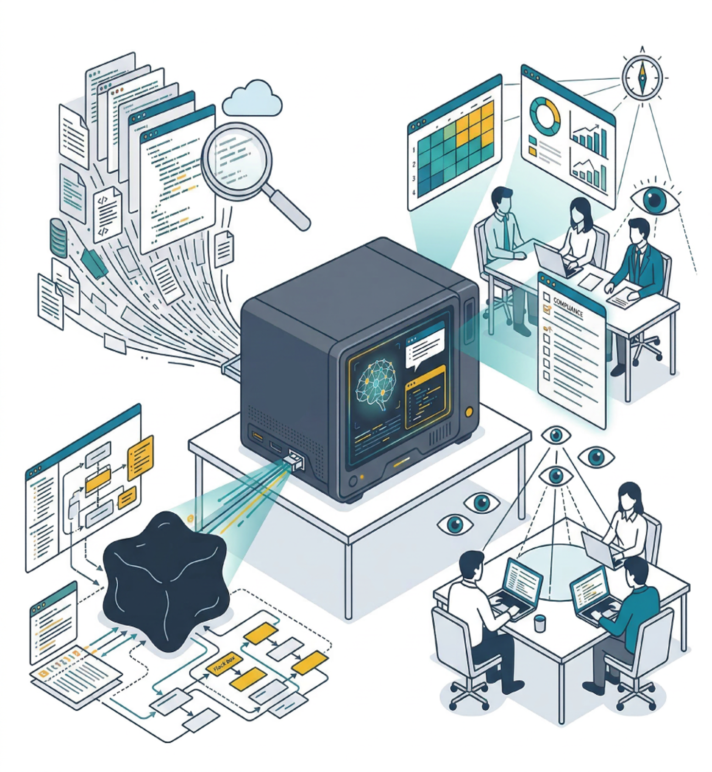 Just put it in your office.<br>AI expands the team's vision and reach